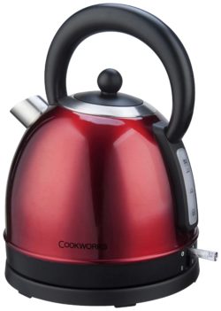 Cookworks - Kettle - Traditional - Stainless Steel Red
